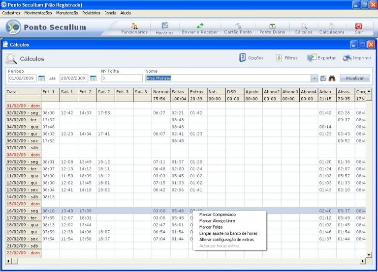 Software Para Controle De Ponto Ponto Secullum Sol Tech